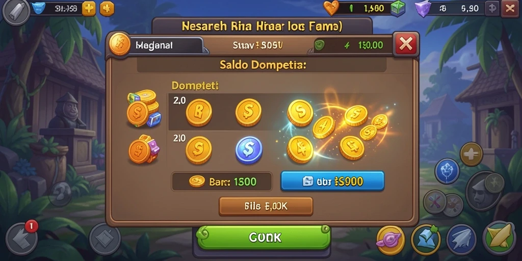 Tangkapan layar sistem reward yang menarik perhatian pengguna.