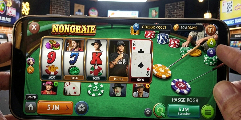 Screenshot dari gameplay yang mendebarkan.