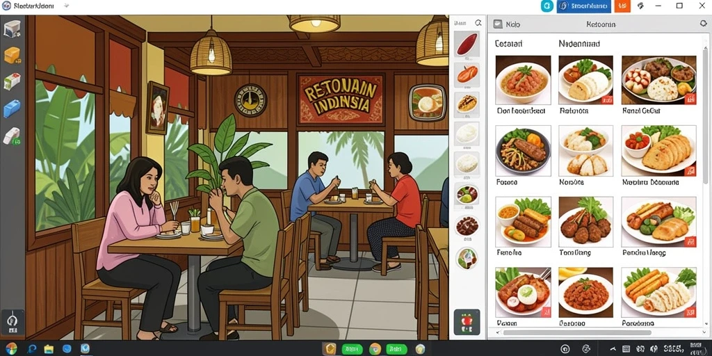 Halaman hasil permainan yang selalu update.