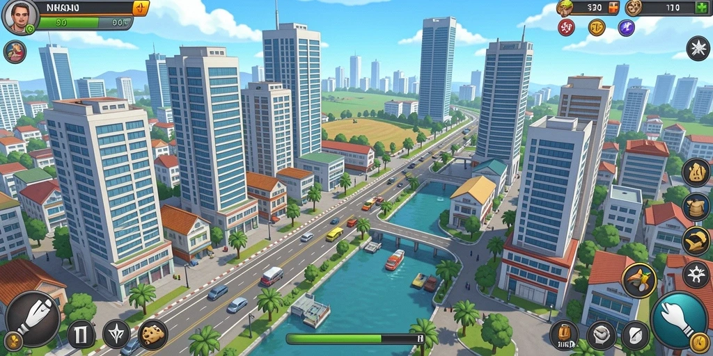Screenshot dari mode multiplayer yang seru dan kompetitif.